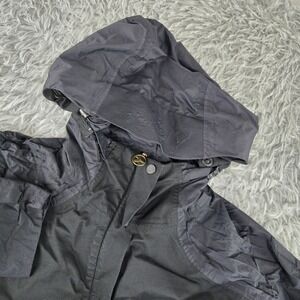 Columbia Black Titanium Interchange‎ Omni-Tech Hooded Rain Jacket SL7703